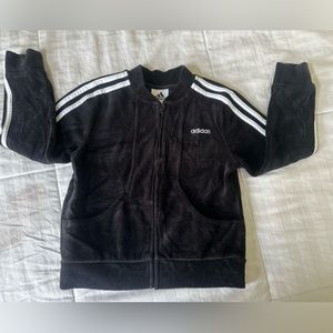Kids Velour Style Adidas Sweater Size 5